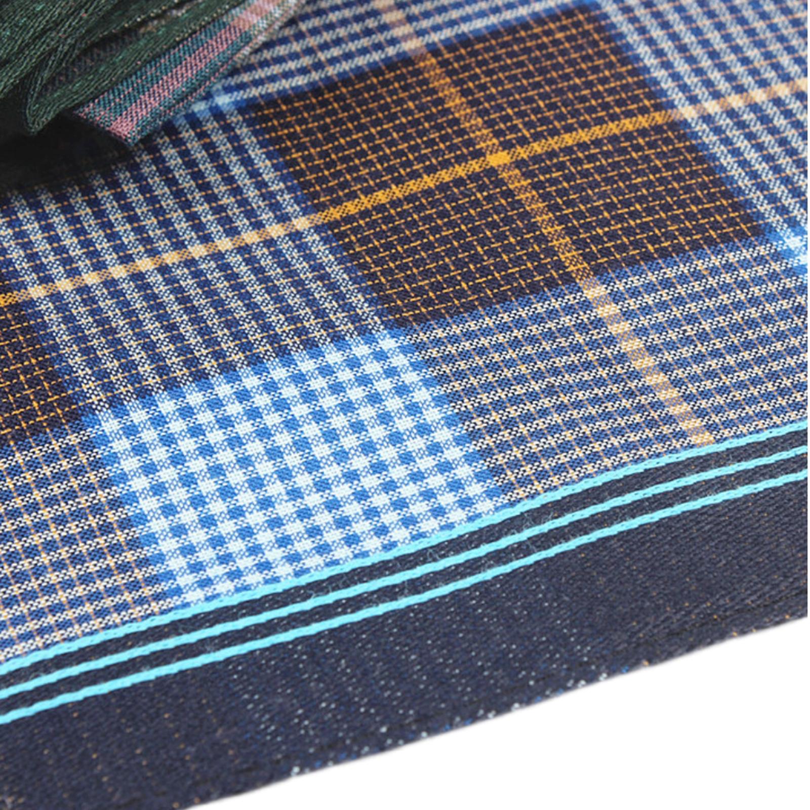 Handkerchief Cotton Men - Lot de 6 mouchoirs en coton