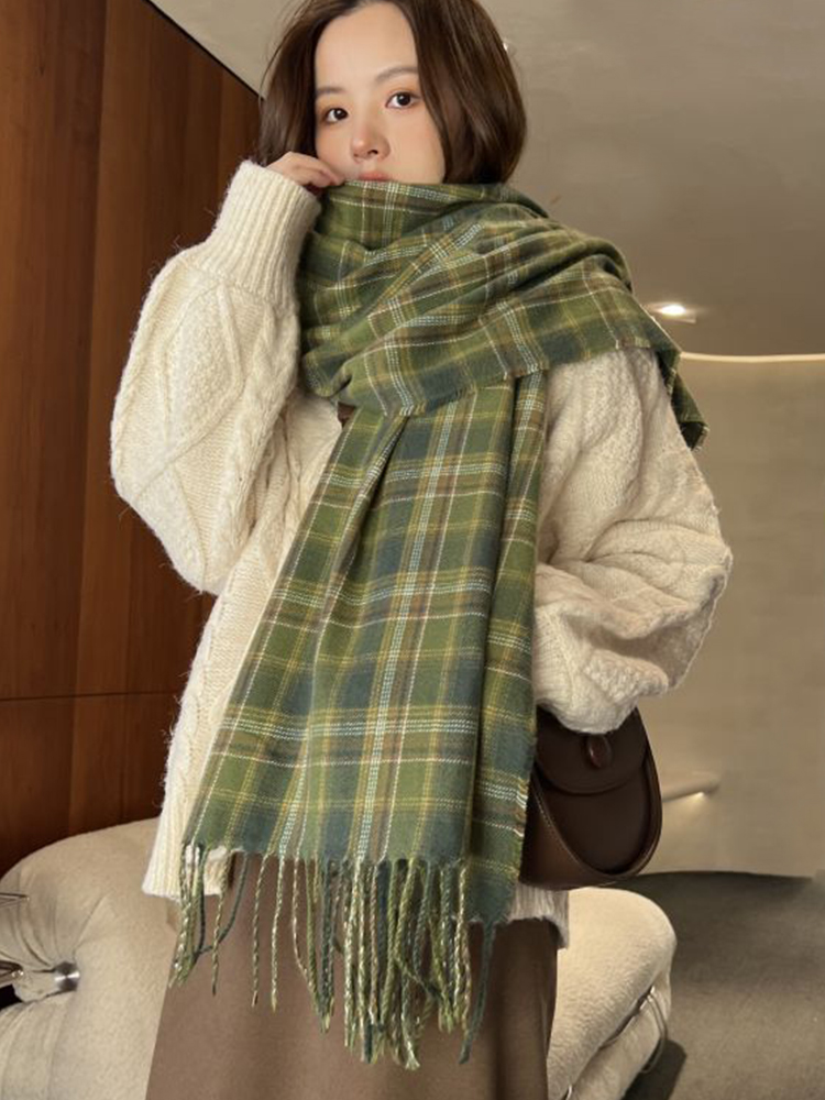 Woven Scarf Blanket - Nouvelle Écharpe Femme en Imitation Cachemire