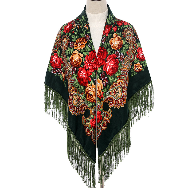 Bandana Cotton - Grand foulard carré de Style russe