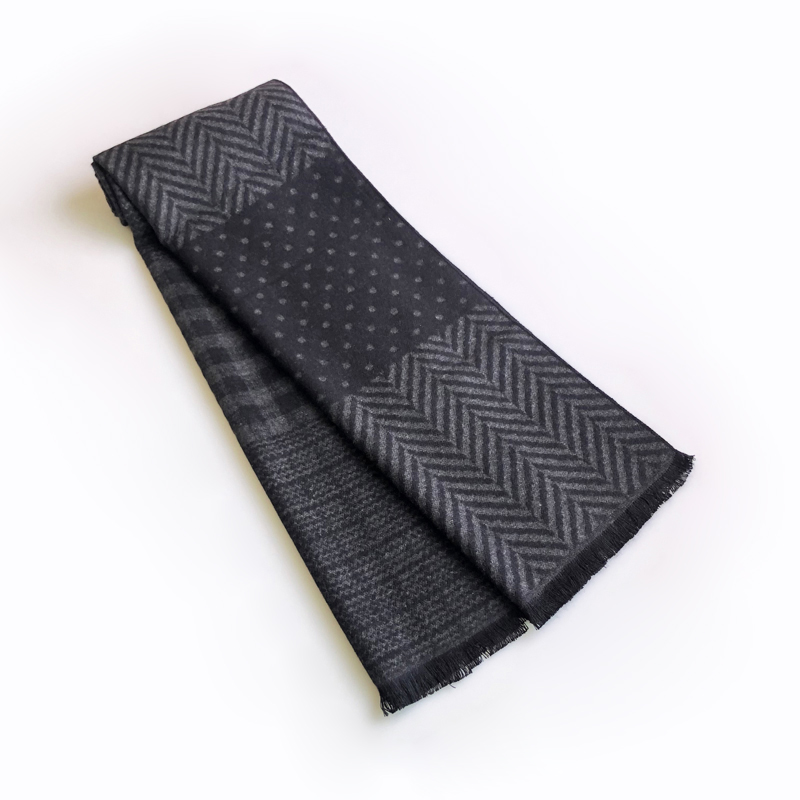 Bandana Cotton - Écharpe en cachemire avec pompon pour