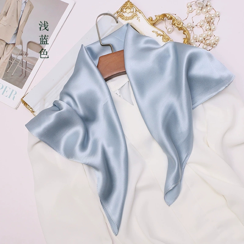 Silk Neck Scarf - Écharpe carrée en soie de mûrier