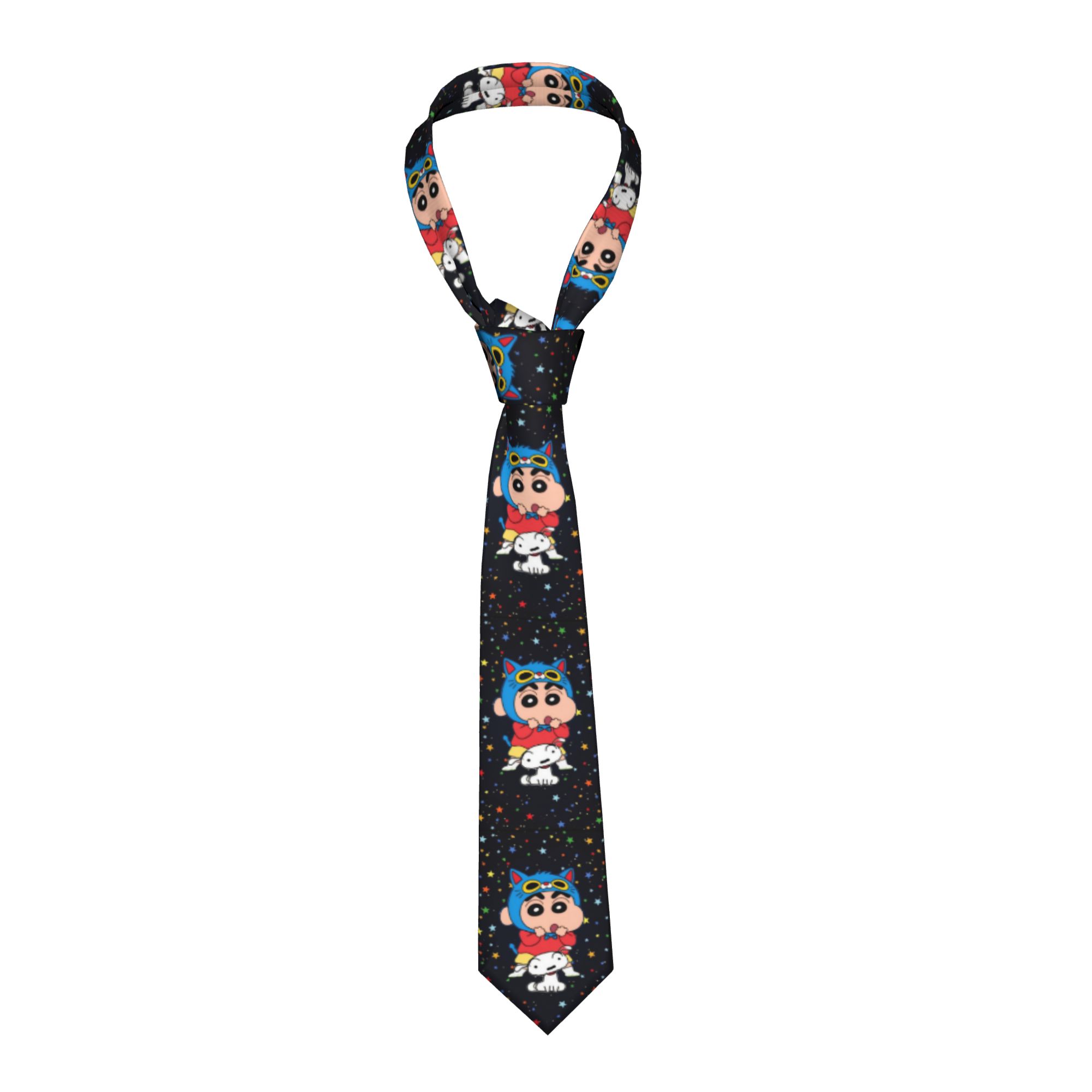 Cravates Shinchans Cat Stars p - Skinny Tie Men avis et prix