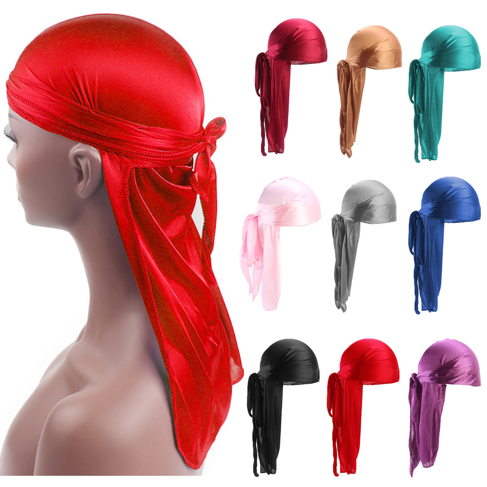 Turban en Satin à Longue Queue - Bandana Doo Rag avis et prix