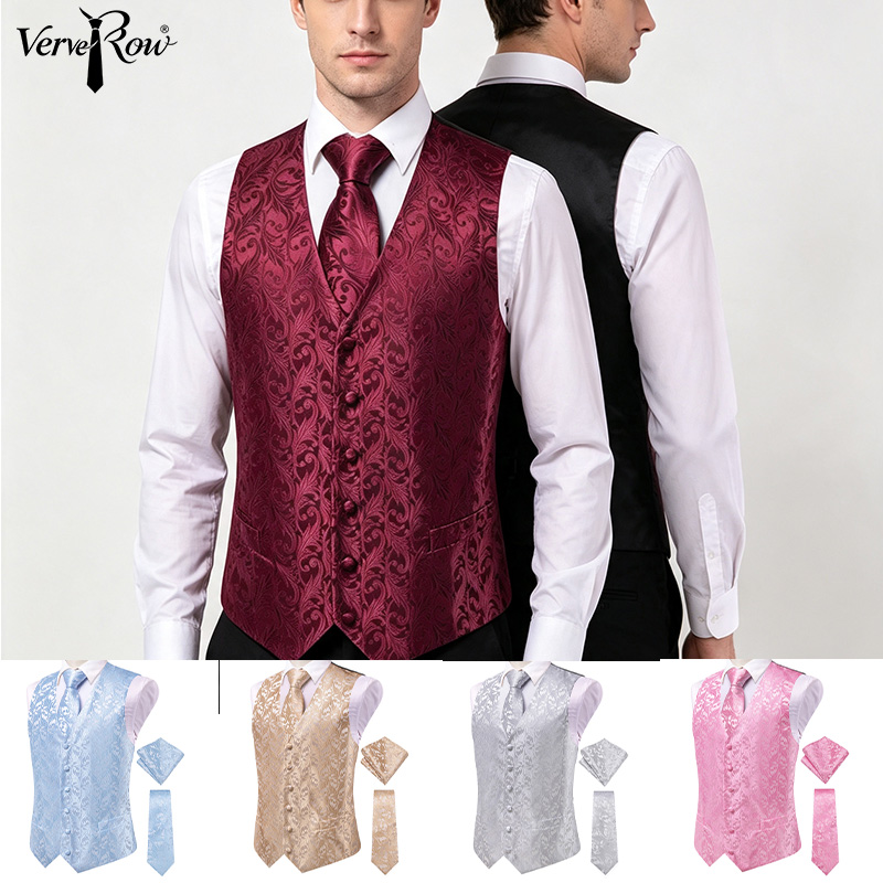 Veste de costume jacquard flor - Pocket Square Set avis et prix