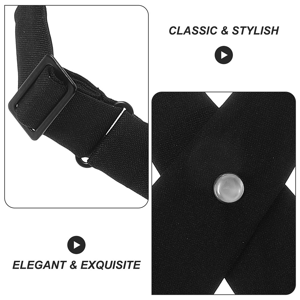 2 Pièces Nœud Papillon Noir en - Bow Tie Pre Tied avis et prix