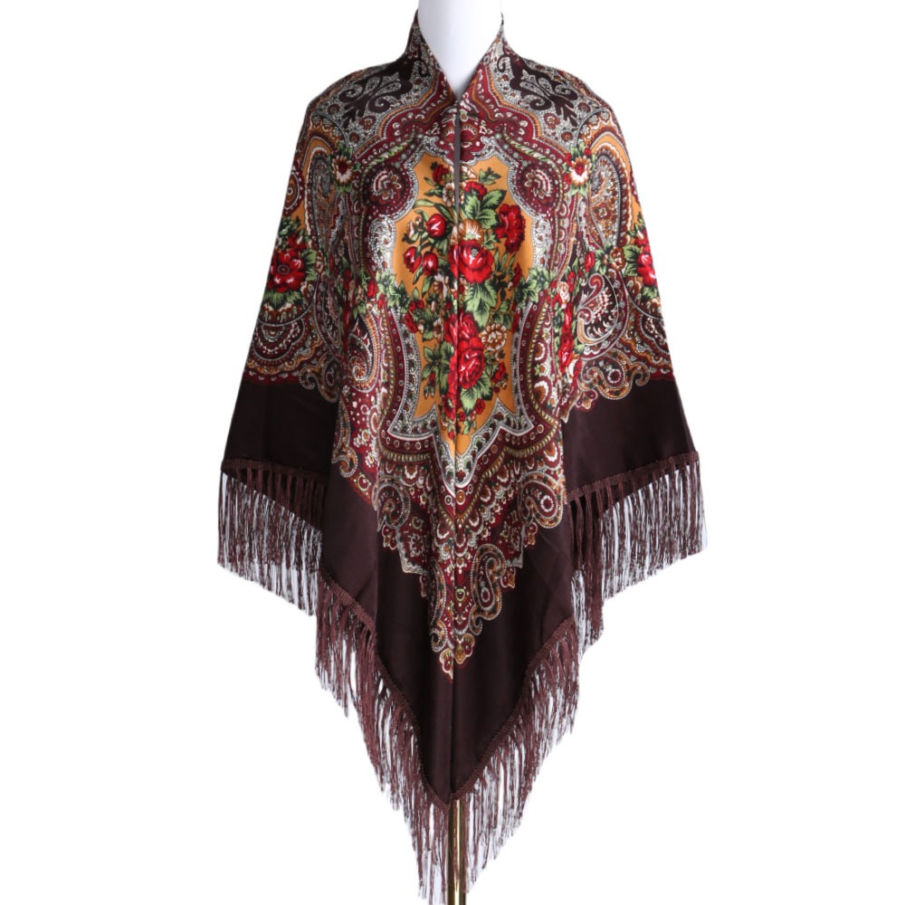 Écharpe carrée vintage 160x160 - Bandana Cotton avis et prix