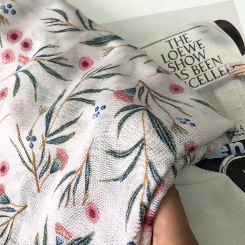 Écharpe en Coton Imprimé Flora - Bandana Cotton avis et prix