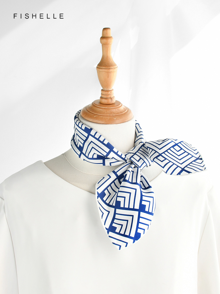 Foulard en soie naturelle pour - Silk Neck Scarf avis et prix