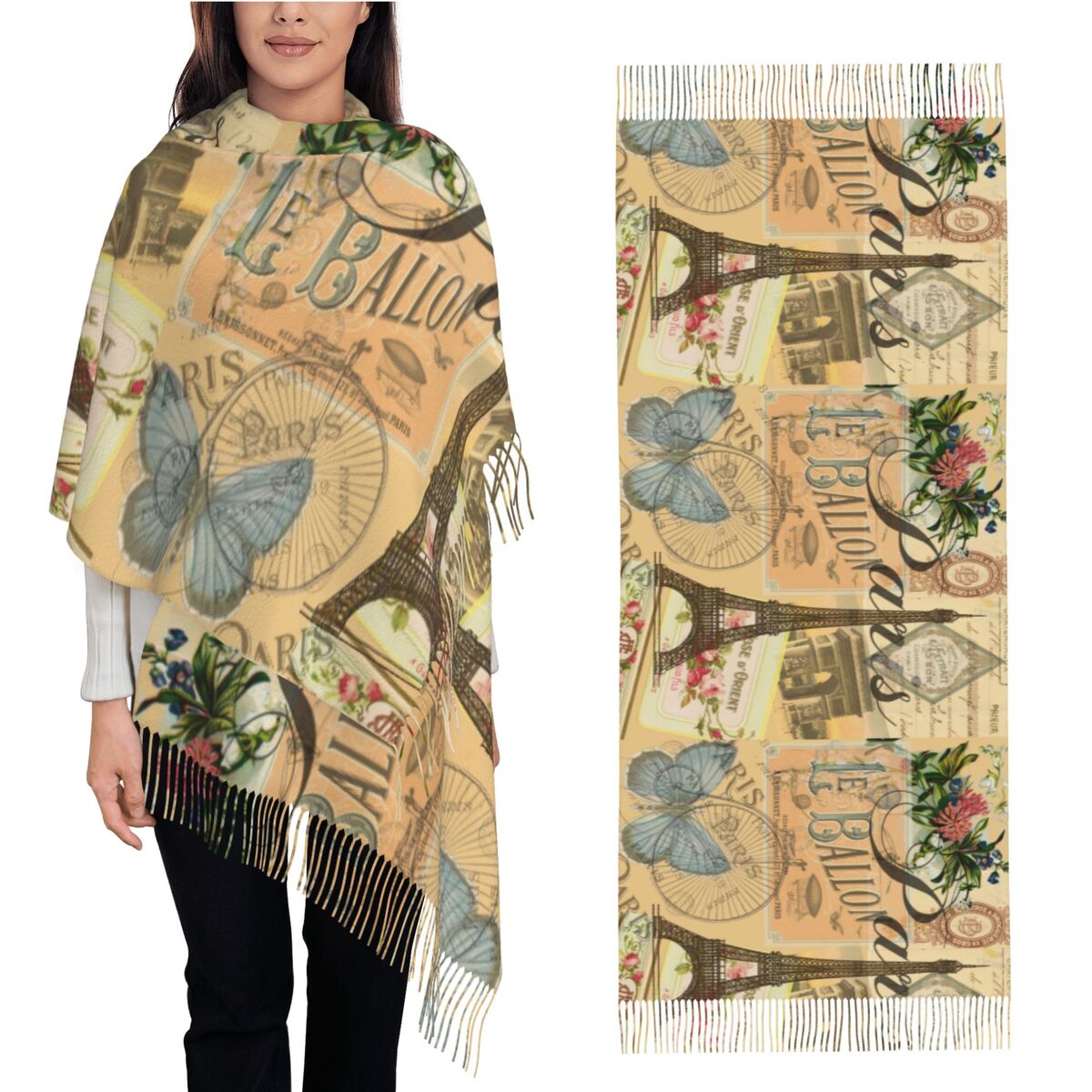 Châle Wrap femmes hiver grande - Pashmina Wrap Large avis et prix