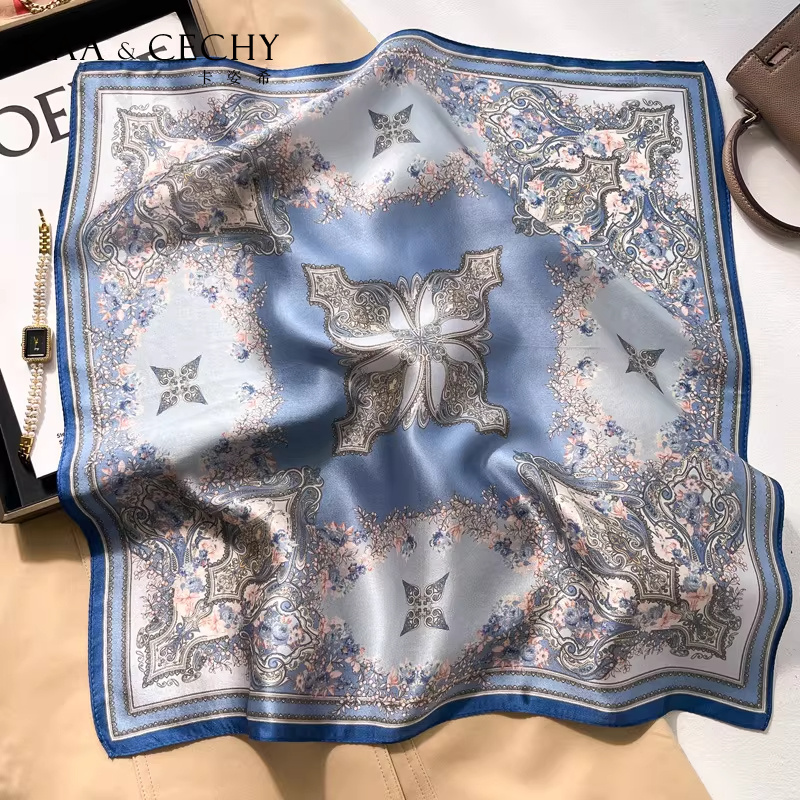 Foulard carré en soie de mûrie - Silk Neck Scarf avis et prix