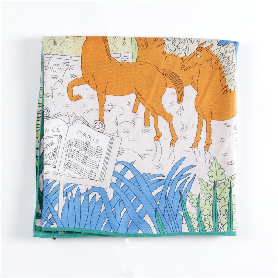 POBING-Écharpe en Cachemire po - Silk Neck Scarf avis et prix