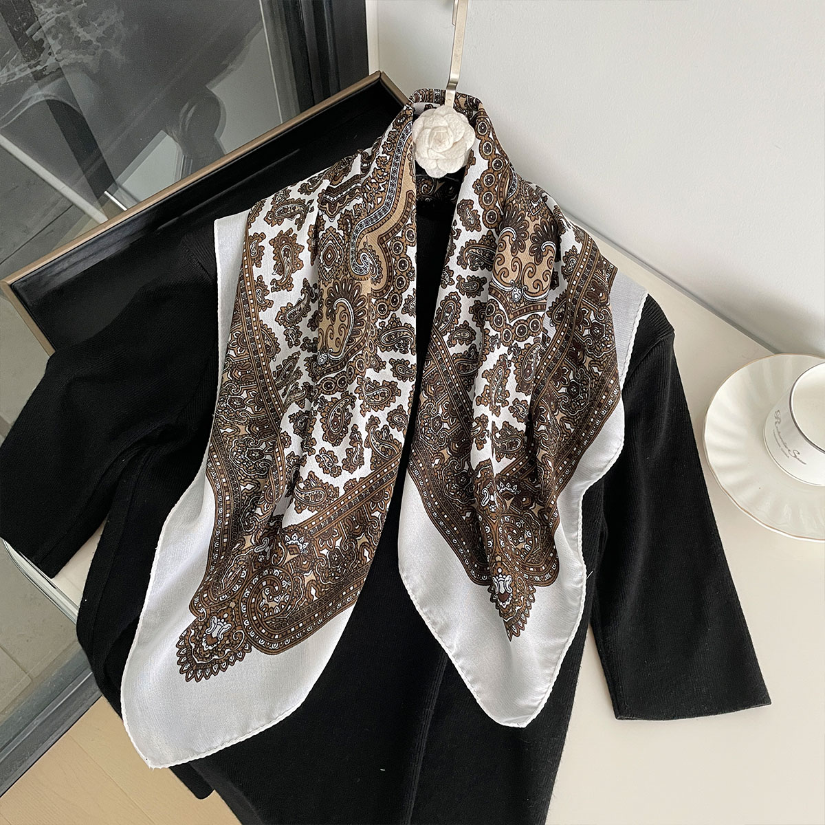 Écharpe imprimée Paisley pour  - Bandana Cotton avis et prix